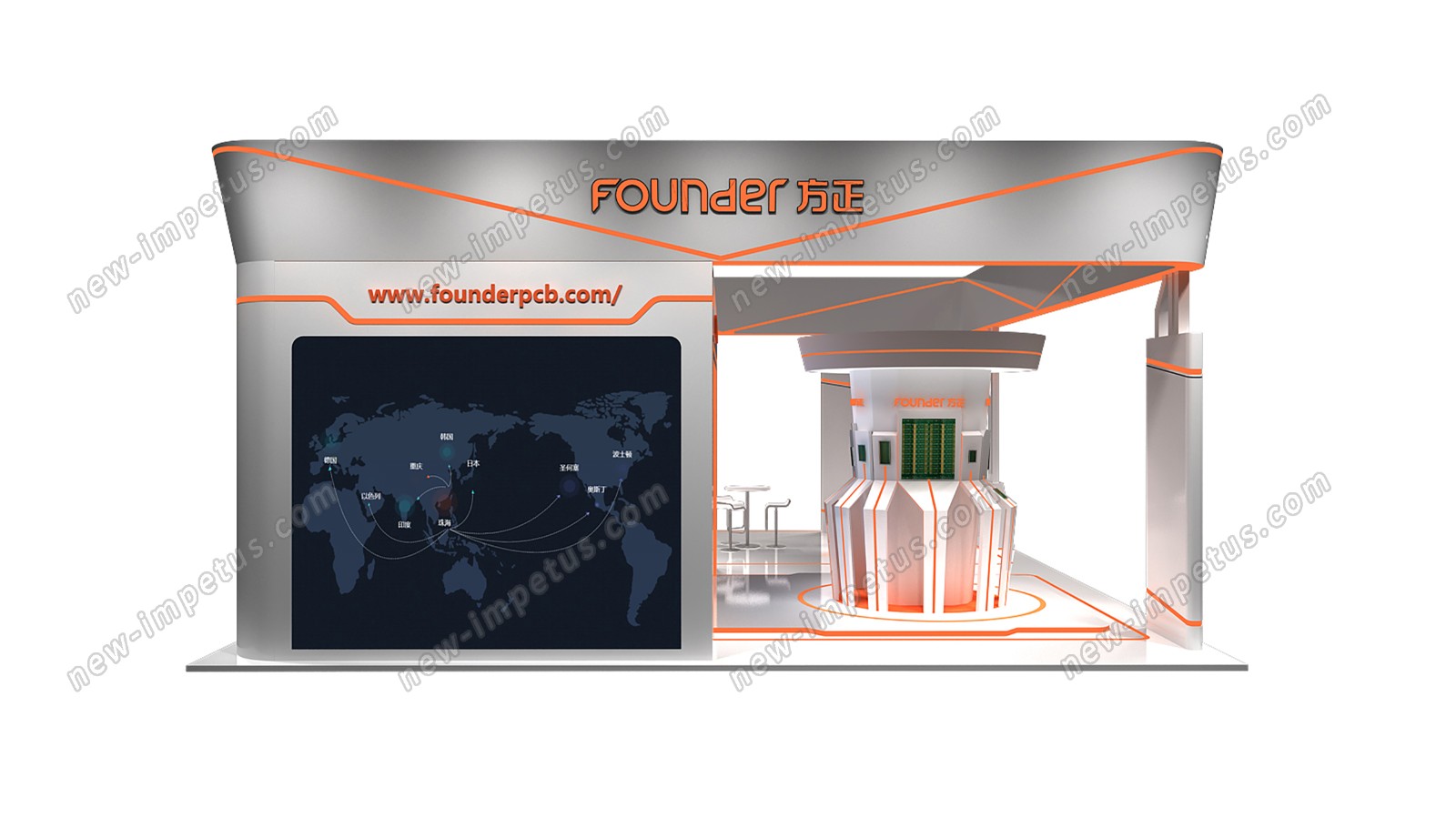 founder方正展臺(tái)設(shè)計(jì)搭建(圖4)