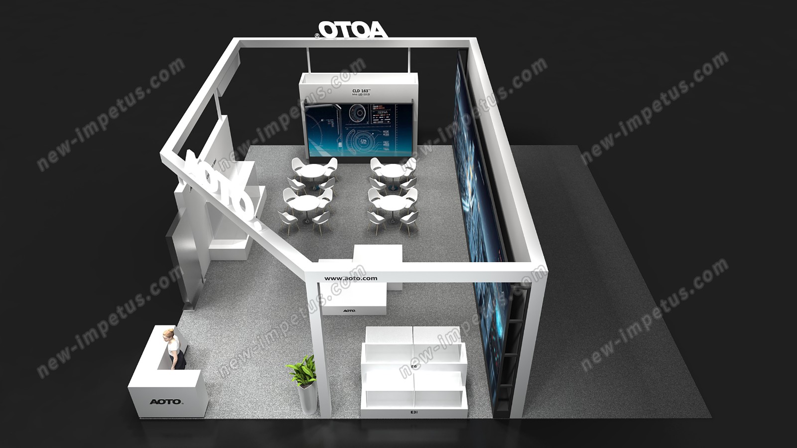 電子展-奧拓電子展臺設(shè)計搭建(圖4)