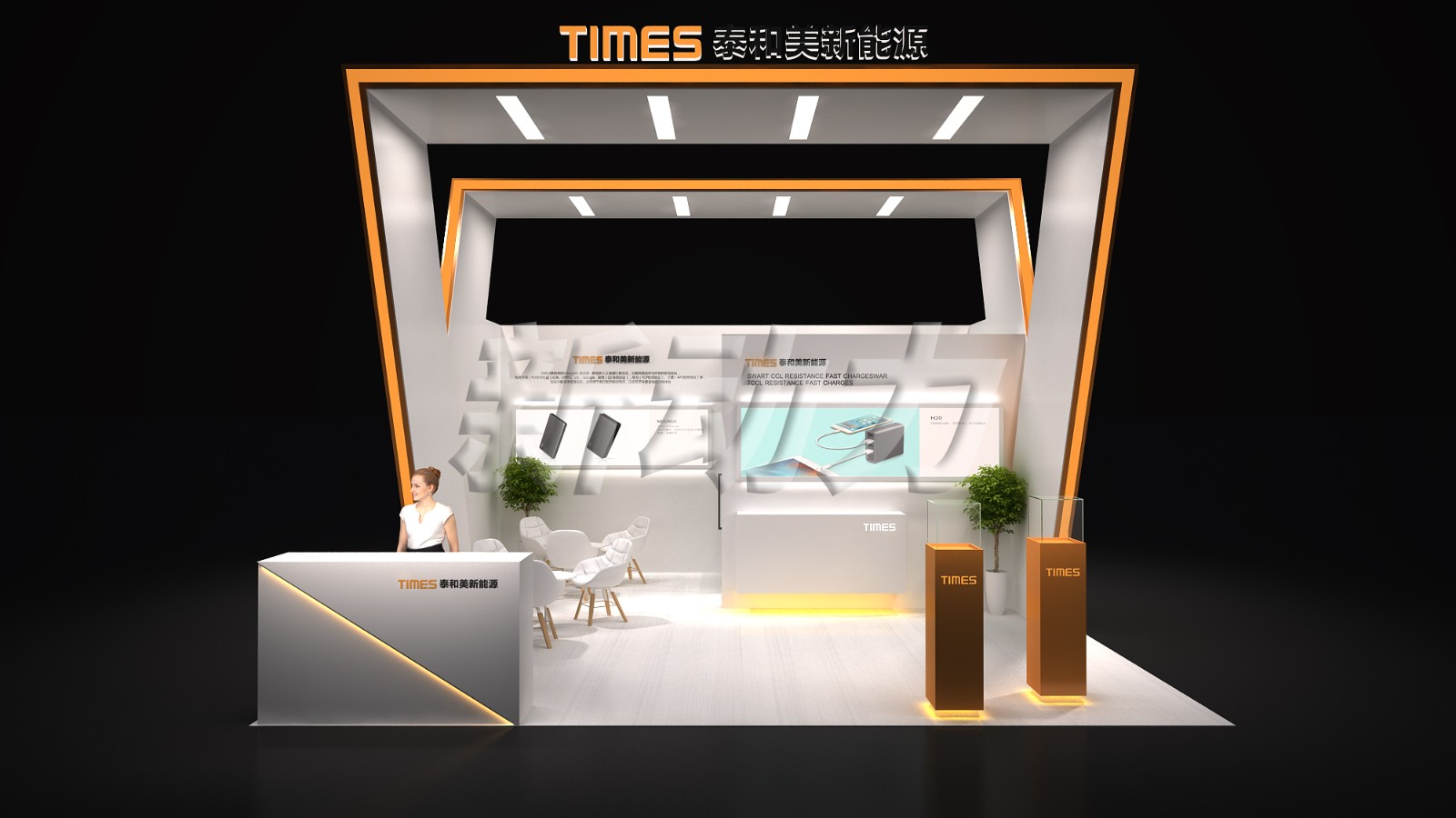 圖騰機柜機械展展臺設計搭建(圖3)