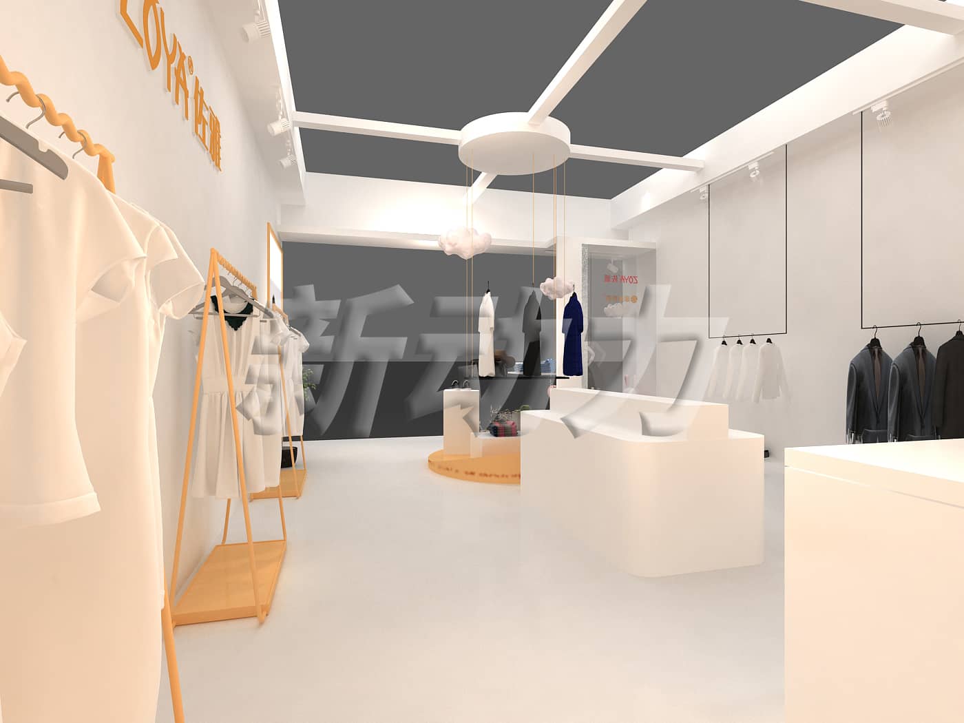 佐雅服裝展展臺設(shè)計搭建(圖2)