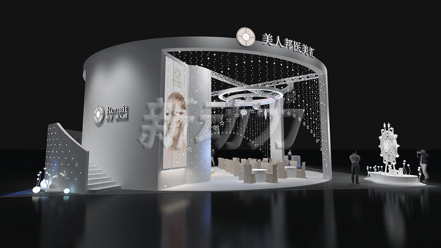 約薈美人邦-廣州美容展展臺設(shè)計(jì)搭建(圖6)