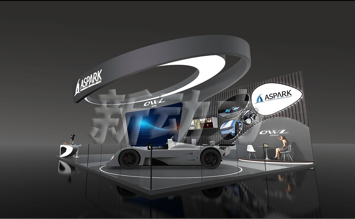 AsparkOwl上海車展展臺(tái)設(shè)計(jì)搭建(圖3)