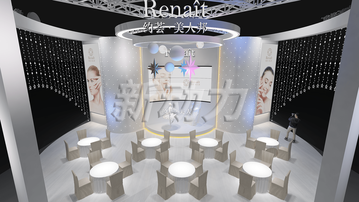約薈美人邦-廣州美容展展臺設(shè)計(jì)搭建(圖7)