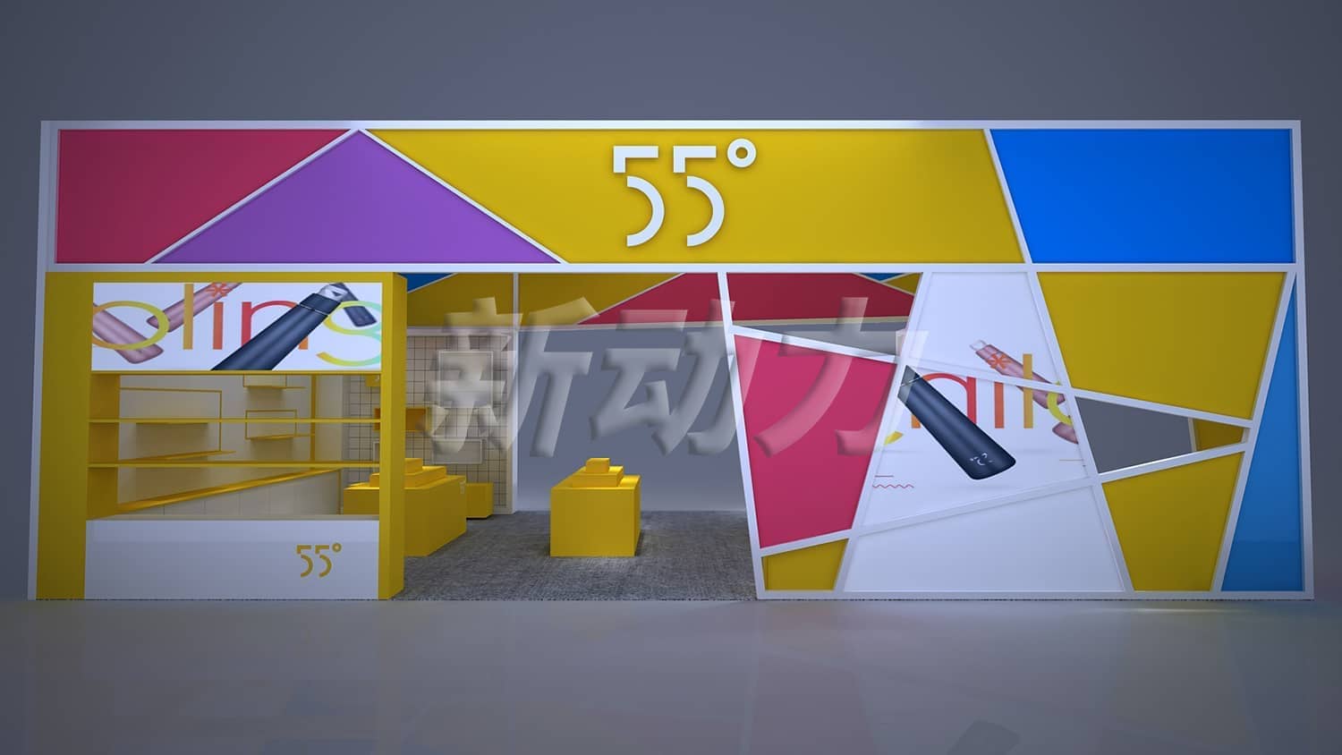 深圳禮品展55度展臺(tái)設(shè)計(jì)搭建(圖3)