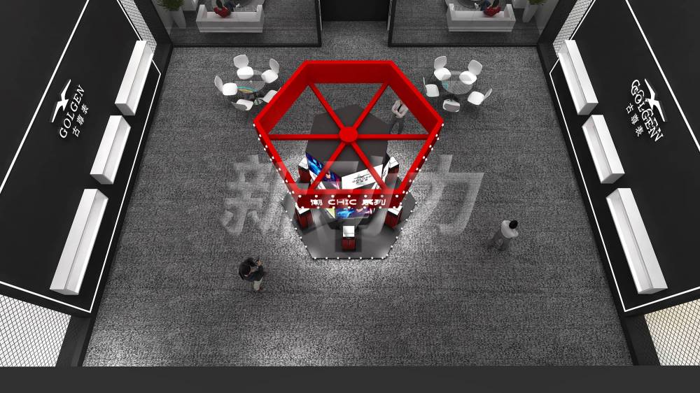 深圳鐘表展古尊表展臺(tái)設(shè)計(jì)搭建(圖10)