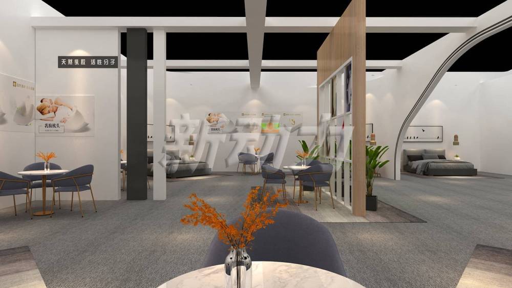 東莞家具展好舒福展臺(tái)設(shè)計(jì)搭建(圖1)