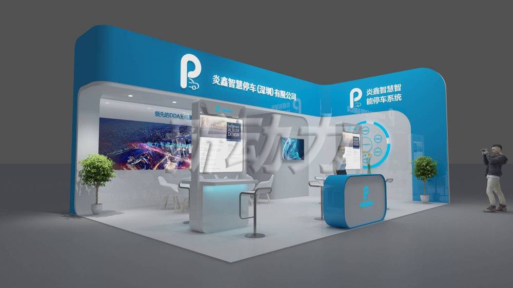 炎鑫智慧車展展臺設(shè)計搭建(圖4)