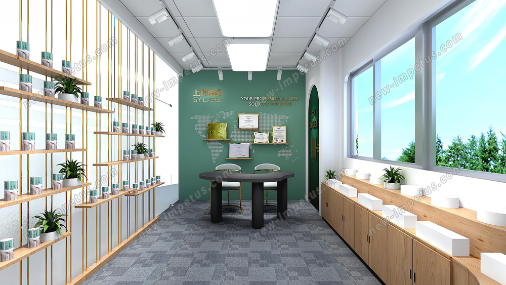 上悅標簽樣板間-展廳設計搭建(圖2)