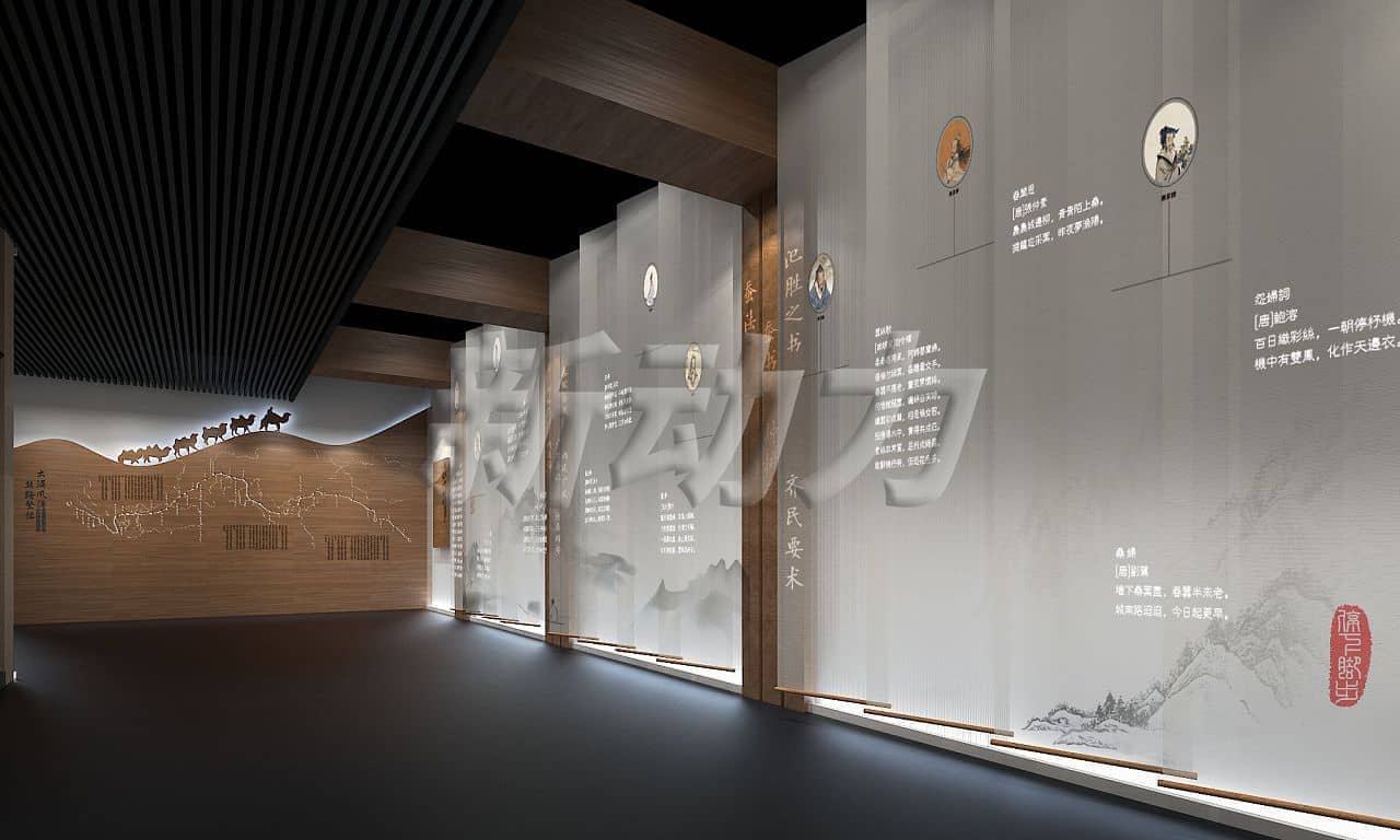 蠶桑文化展廳設(shè)計(jì)裝修(圖4)