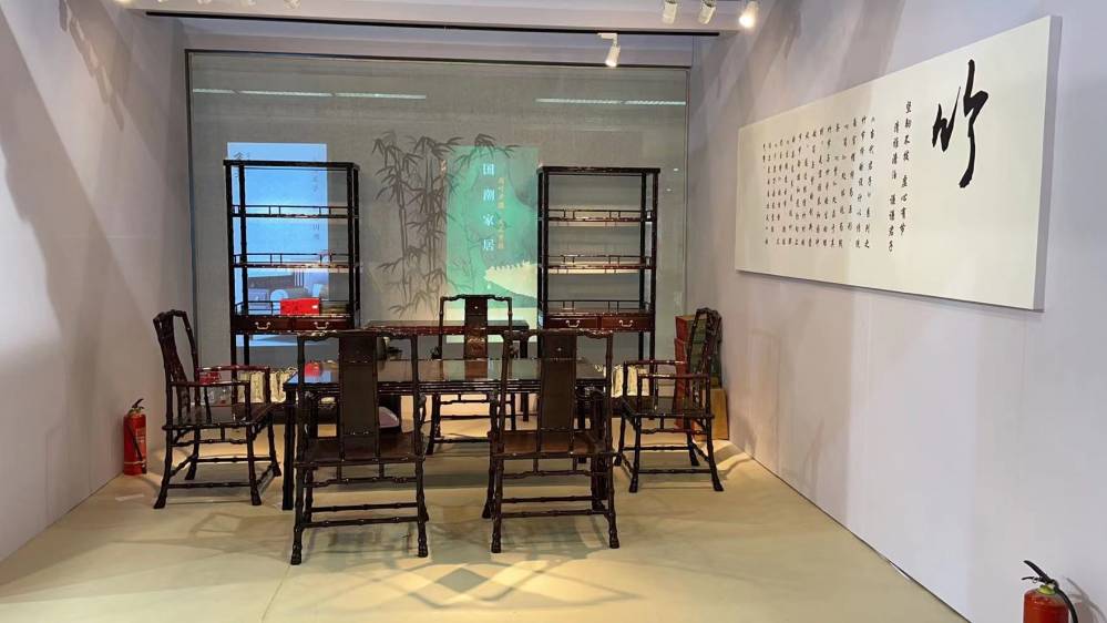 泰和園家具-北京紅木展展臺設(shè)計搭建(圖5)