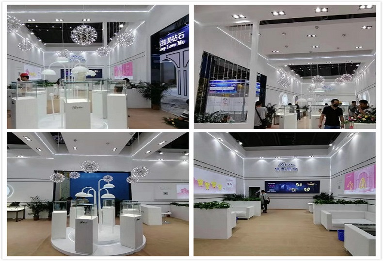 深圳珠寶展博藝黃金展位設(shè)計(jì)搭建(圖4)