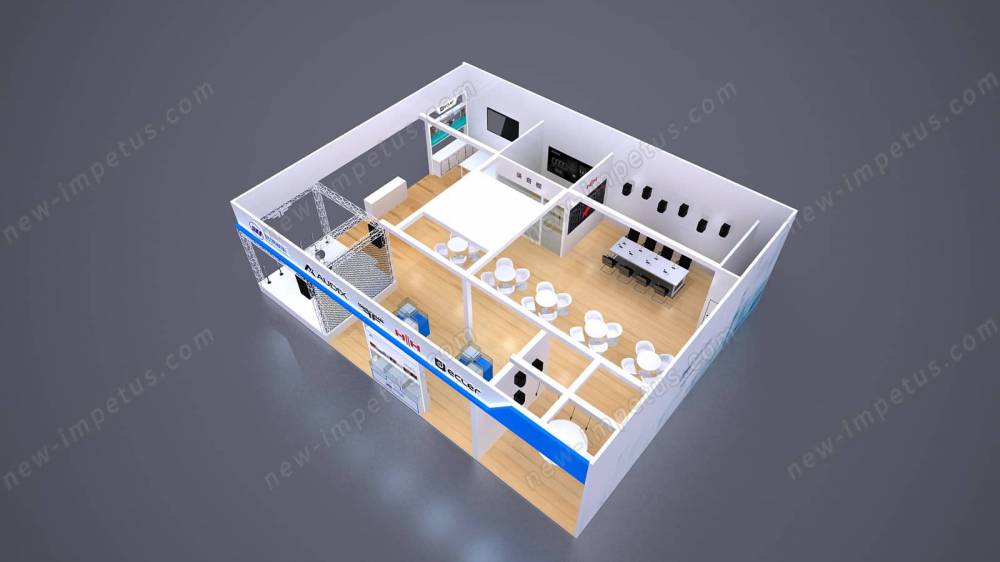上海展臺(tái)搭建制作公司__展會(huì)設(shè)計(jì)搭建的展會(huì)設(shè)計(jì)公司,大部分都能重復(fù)利用,展會(huì)設(shè)計(jì)(圖1)