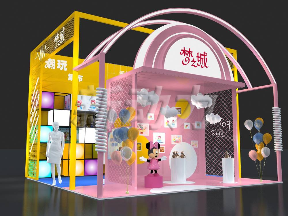 重慶會展搭建__1.展覽設(shè)計展示空間是一種將平面與立體結(jié)合在一起的空間設(shè)計形態(tài),(圖1)